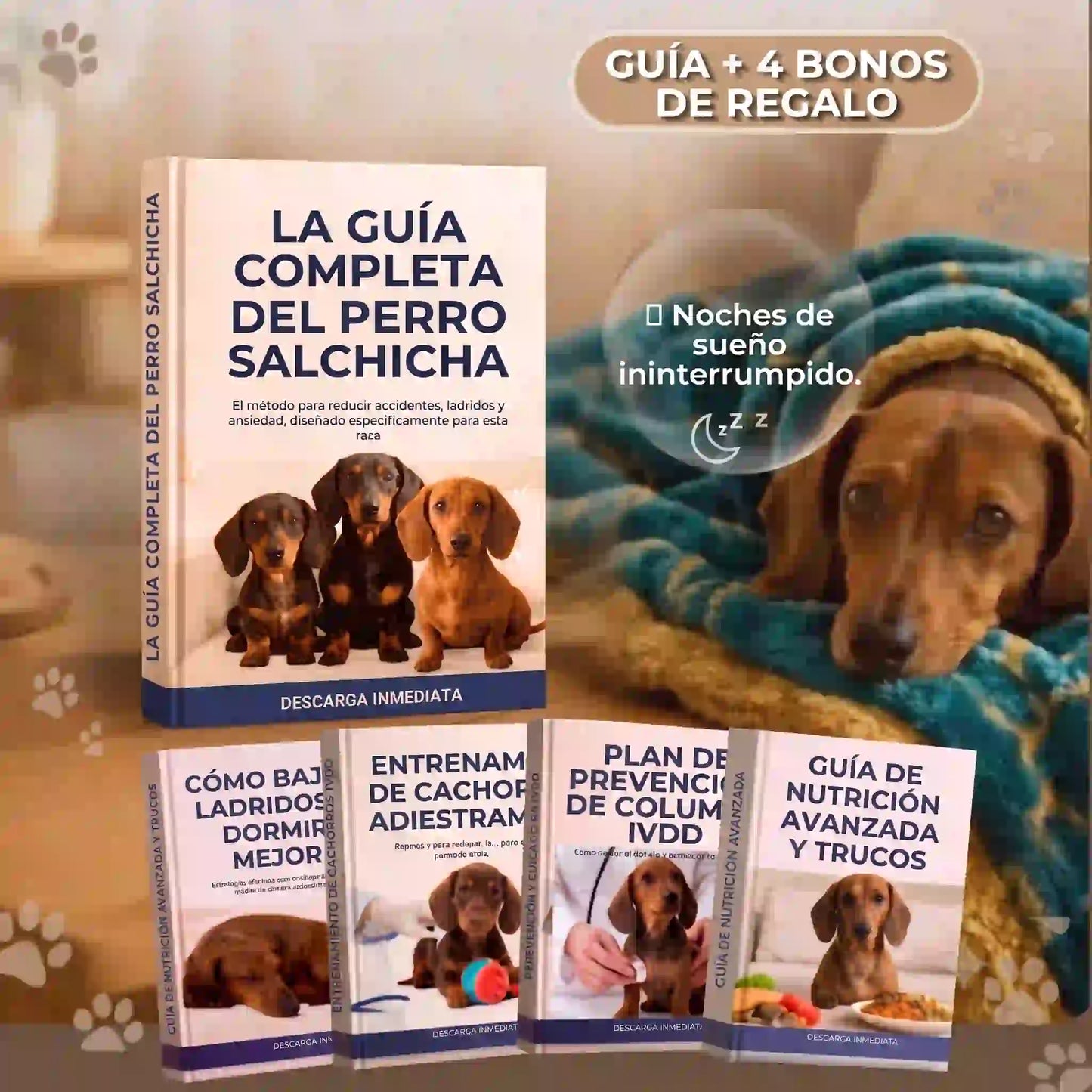 La Guía Completa del Perro Salchicha: El método para reducir accidentes, ladridos y ansiedad, diseñado específicamente para esta raza. + 6 Bonus de Regalo